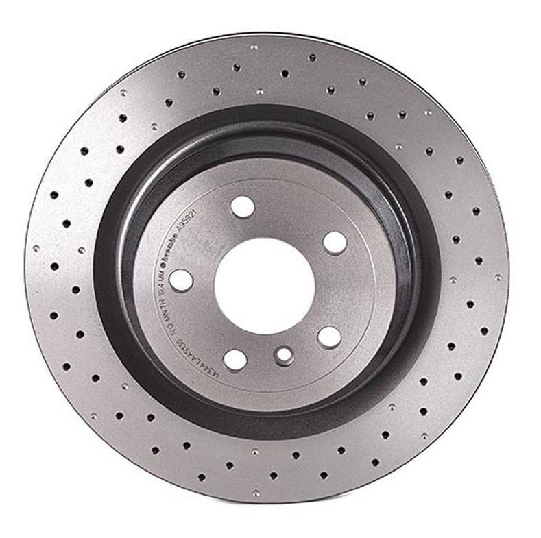 Mercedes Brembo Disc Brake Rotor - Rear (330mm) (Cross-Drilled) 1664230412